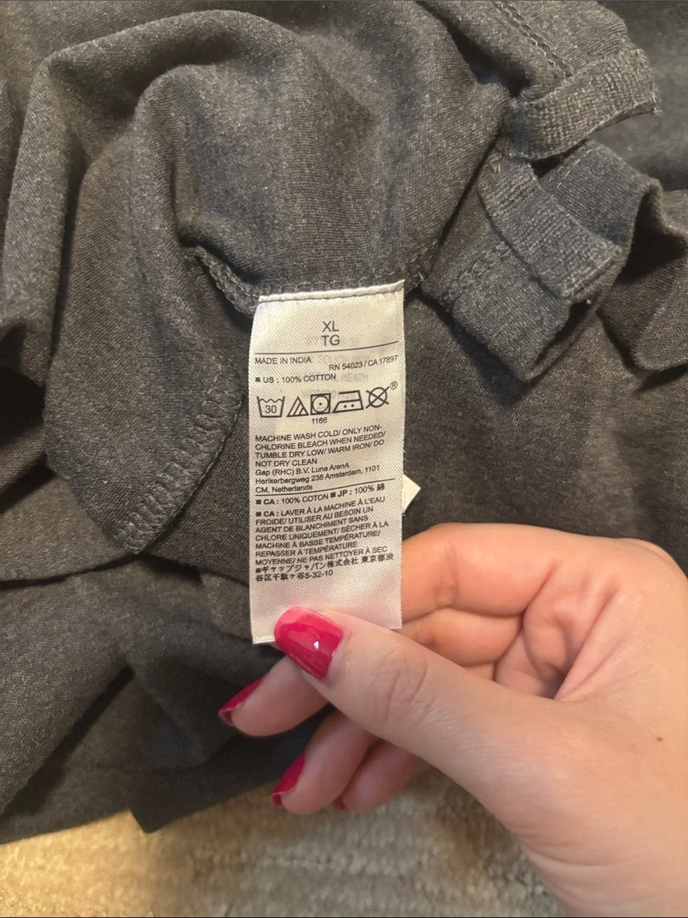 Banana Republic Men's Dark Charcoal Polo